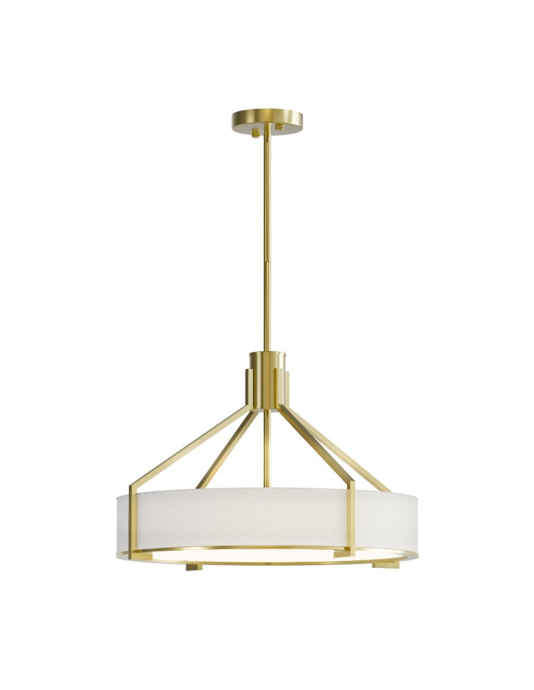 Hampton style pendant lamps - Open Design Highlights Doretto Old Gold 50 Pendant 3xE27 Max 15W LED 230V Cream White|Matte White|Satin Gold OR85631 - product kolory-swiatla.pl 2