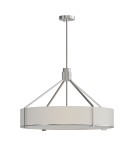 Hampton style pendant lamps - Open Design Highlights Doretto Satin Nickel 70 Pendant 6xE27 Max 15W LED 230V Cream White|Matte White|Satin Nickel OR85 - product 1