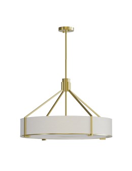 Open Design Highlights Doretto Old Gold 70 Pendant 6xE27 Max 15W LED 230V Cream White|Matte White|Satin Gold OR85662