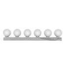 Bathroom wall lamps - Open Design Highlights Merino Parette Cromo 60 IP44 Wall lamp 6xG9 Max 8W LED 230V White Opal|Chrome OR85693 - product 3