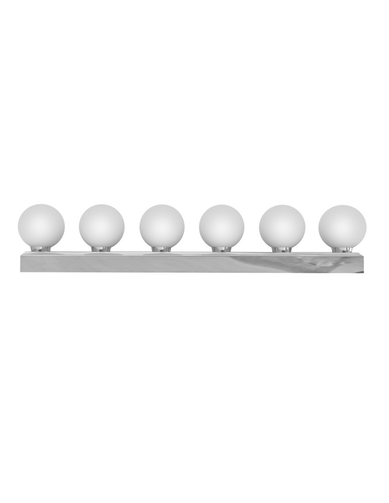 Bathroom wall lamps - Open Design Highlights Merino Parette Cromo 60 IP44 Wall lamp 6xG9 Max 8W LED 230V White Opal|Chrome OR85693 - product kolory-swiatla.pl 3