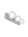 Open Design Highlights Merino Parette Cromo 30 IP44 Wall lamp 3XG9 Max 8W LED 230V White Opal|Chrome OR85709