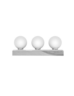 Open Design Highlights Merino Parette Cromo 30 IP44 Wall lamp 3XG9 Max 8W LED 230V White Opal|Chrome OR85709 - product 2