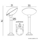 Standing garden lamps - SU-MA Tao TAO 3 74 cm Standing - product 4