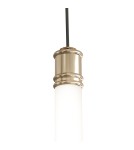 Hampton style pendant lamps - Open Design Highlights Omi I Gold Pendant 1x10W 230V 3000K 1265lm White Opal|Gold OR85723 - product 4
