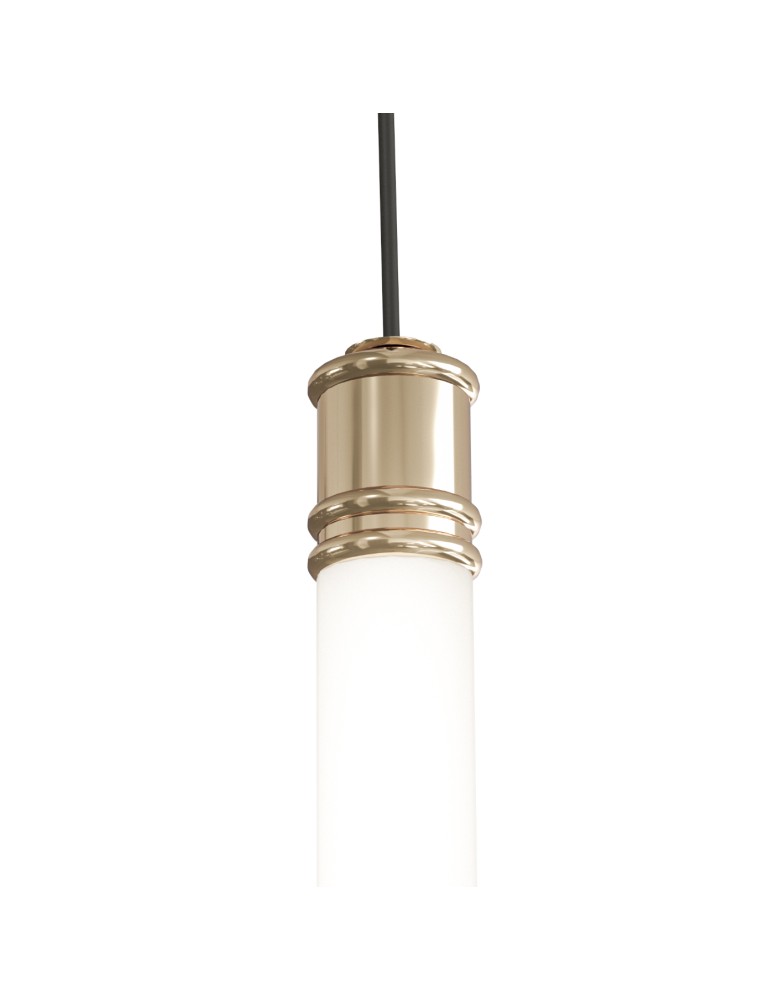 Hampton style pendant lamps - Open Design Highlights Omi I Gold Pendant 1x10W 230V 3000K 1265lm White Opal|Gold OR85723 - product kolory-swiatla.pl 4