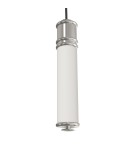 Hampton style pendant lamps - Open Design Highlights Omi I Cromo Pendant 1x10W 230V 3000K 1265lm White Opal|Chrome OR85730 - product 2