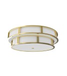 Hampton ceiling lamps - Open Design Highlights Piano PL Old Gold 80 Plafond/ Ceiling Light 6xE27 Max 15W LED 230V Cream White|Matte White|Gold Sat. - product 1