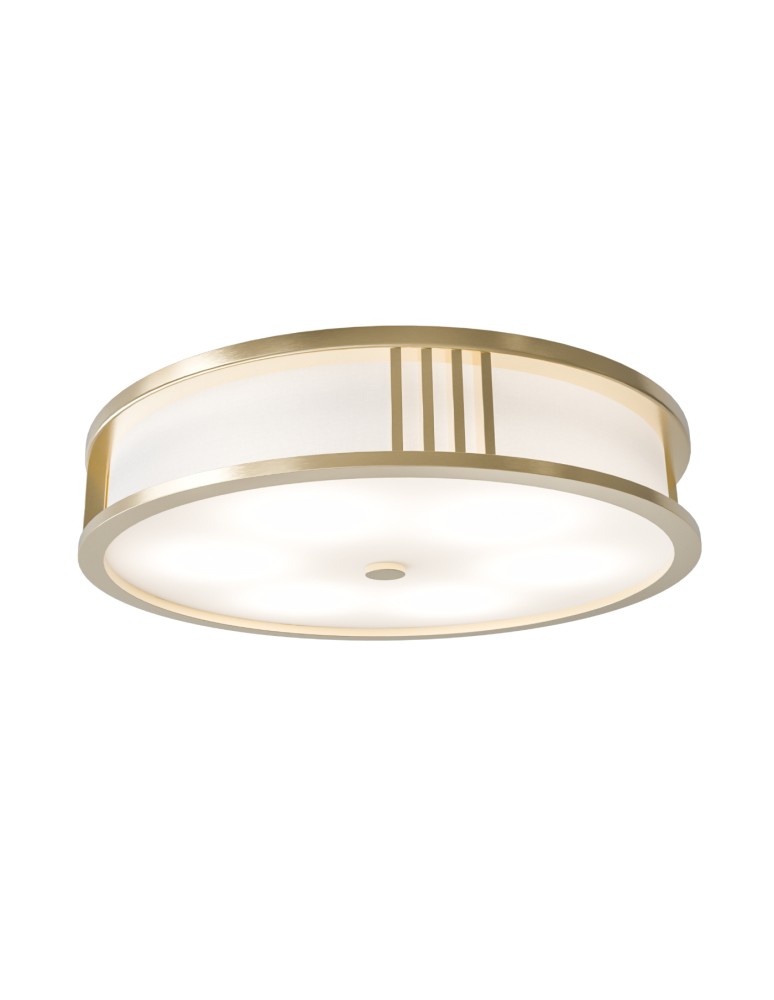 Hampton ceiling lamps - Open Design Highlights Sandro PL Old Gold 50 Plafond/ Ceiling Light 4xE14 Max 12W LED 230V Cream White|Matte White|Gold Sa. - product kolory-swiatla.pl 3