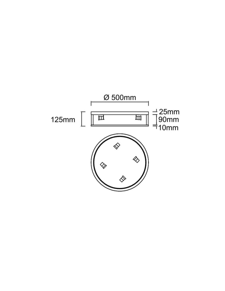 Open Design Highlights Sandro PL Old Gold 50 Plafon/Lampa Sufitowa 4xE14 Max 12W LED 230V Biały Kremowy|Biały Matowy|Złoto Sa Open Design Highlights Sandro PL Old Gold 50 Plafon/Lampa Sufitowa 4xE14 Max 12W LED 230V Biały Kremowy|Biały Matowy|Złoto Sa