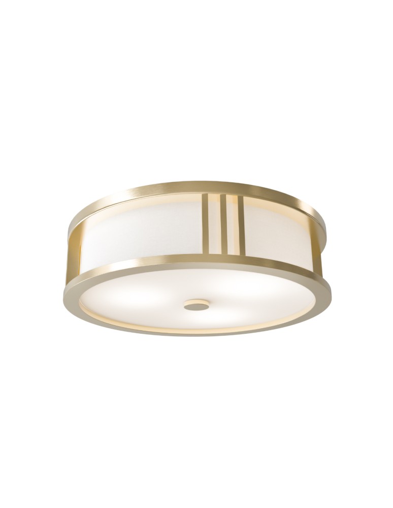 Open Design Highlights Sandro PL  Old Gold 35 Plafon/Lampa Sufitowa 3xE14 Max 12W LED 230V Biały Kremowy|Biały Matowy|Złoto S