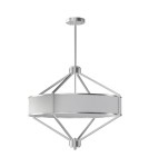 Hampton style pendant lamps - Open Design Highlights Zundo Satin Nickel 60 Pendant 4xE27 Max 15W LED 230V Cream White|Matte White|Satin Nickel OR85 - product 1