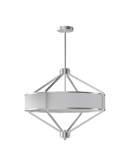 Open Design Highlights Zundo Satin Nickel 60 Pendant 4xE27 Max 15W LED 230V Cream White|Matte White|Satin Nickel OR85