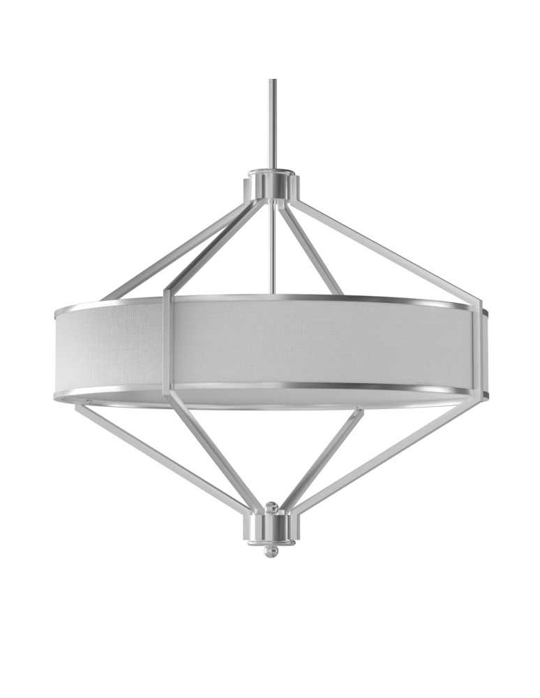 Open Design Highlights Zundo  Satin Nikiel  60 Wisząca 4xE27 Max 15W LED 230V Biały Kremowy|Biały Matowy|Satynowy Nikiel OR85