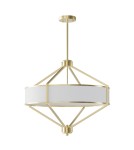 Hampton style pendant lamps - Open Design Highlights Zundo Old Gold 60 Pendant 4xE27 Max 15W LED 230V Cream White|Matte White|Satin Gold OR85839 - product 1