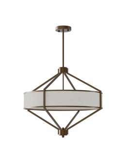 Open Design Highlights Zundo Chocco 60 Wisząca 4xE27 Max 15W LED 230V Biały Matowy|Ciemny Brąz|Naturalny Beż OR85846