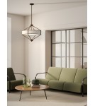 Hampton style pendant lamps - Open Design Highlights Zundo Chocco 60 Pendant 4xE27 Max 15W LED 230V Matte White|Dark Brown|Natural Beige OR85846 - product 2