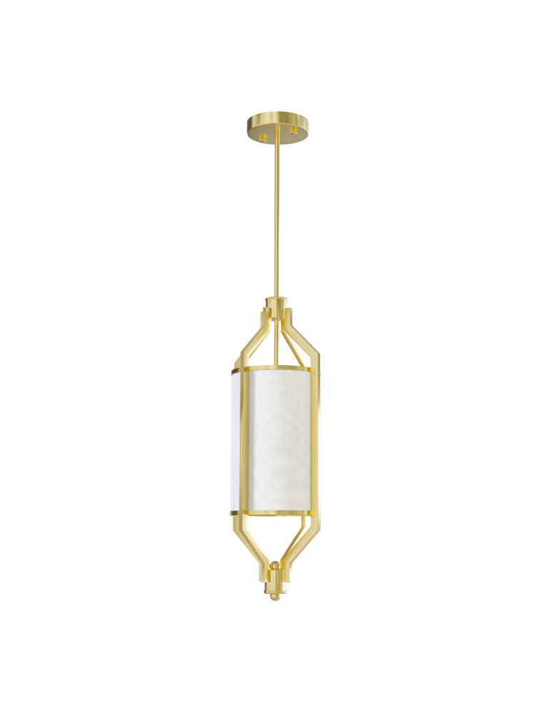 Hampton style pendant lamps - Open Design Highlights Zundo Old Gold 20 Pendant 1xE27 Max 15W LED 230V Cream White|Matte White|Satin Gold OR85860 - product kolory-swiatla.pl 2