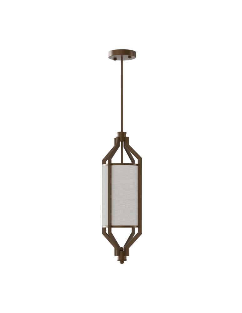 Hampton style pendant lamps - Open Design Highlights Zundo Chocco 20 Pendant 1xE27 Max 15W LED 230V Matte White|Dark Brown|Natural Beige OR85877 - product kolory-swiatla.pl 1