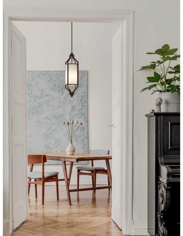 Hampton style pendant lamps - Open Design Highlights Zundo Chocco 20 Pendant 1xE27 Max 15W LED 230V Matte White|Dark Brown|Natural Beige OR85877 - product kolory-swiatla.pl 2