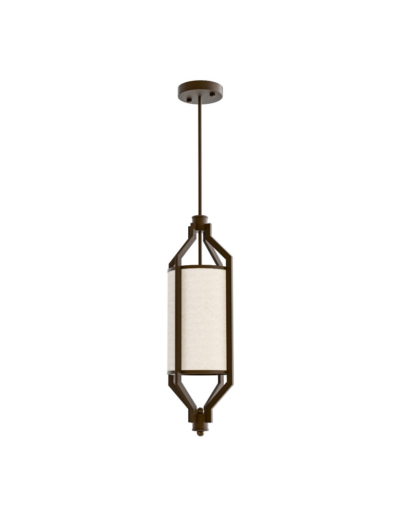 Hampton style pendant lamps - Open Design Highlights Zundo Chocco 20 Pendant 1xE27 Max 15W LED 230V Matte White|Dark Brown|Natural Beige OR85877 - product kolory-swiatla.pl 3