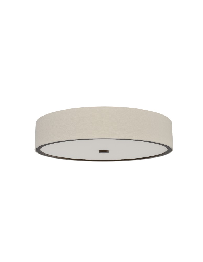 Classic ceiling lamps - Open Design Highlights Zalindro PL Chocco 54 Plafond/ Ceiling Light 4xE27 Max 15W LED 230V Matte White|Dark Brown|Natural B - product kolory-swiatla.pl 1