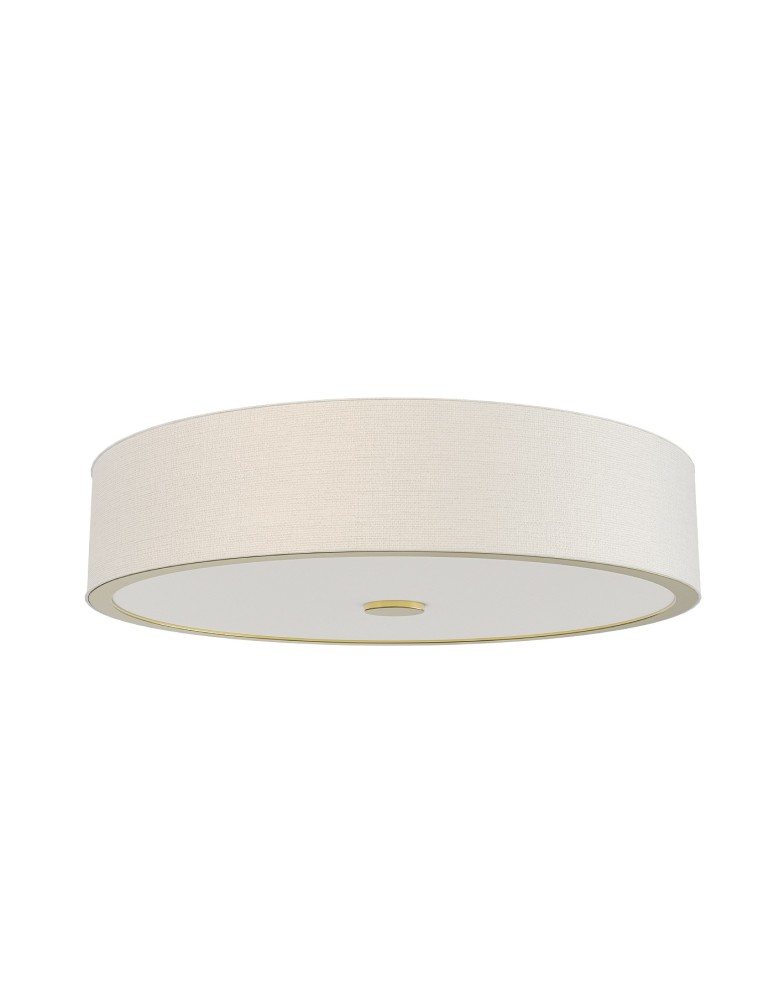 Open Design Highlights Zalindro PL Old Gold 74 Plafon/Lampa Sufitowa 6xE27 Max 15W LED 230V Biały Kremowy|Biały Matowy|Złoto 