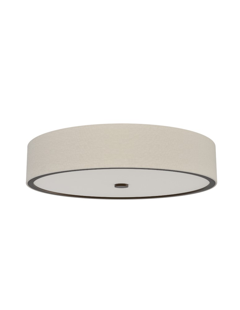 Classic ceiling lamps - Open Design Highlights Zalindro PL Chocco 74 Plafond/ Ceiling Light 6xE27 Max 15W LED 230V Matte White|Dark Brown|Natural B - product kolory-swiatla.pl 1