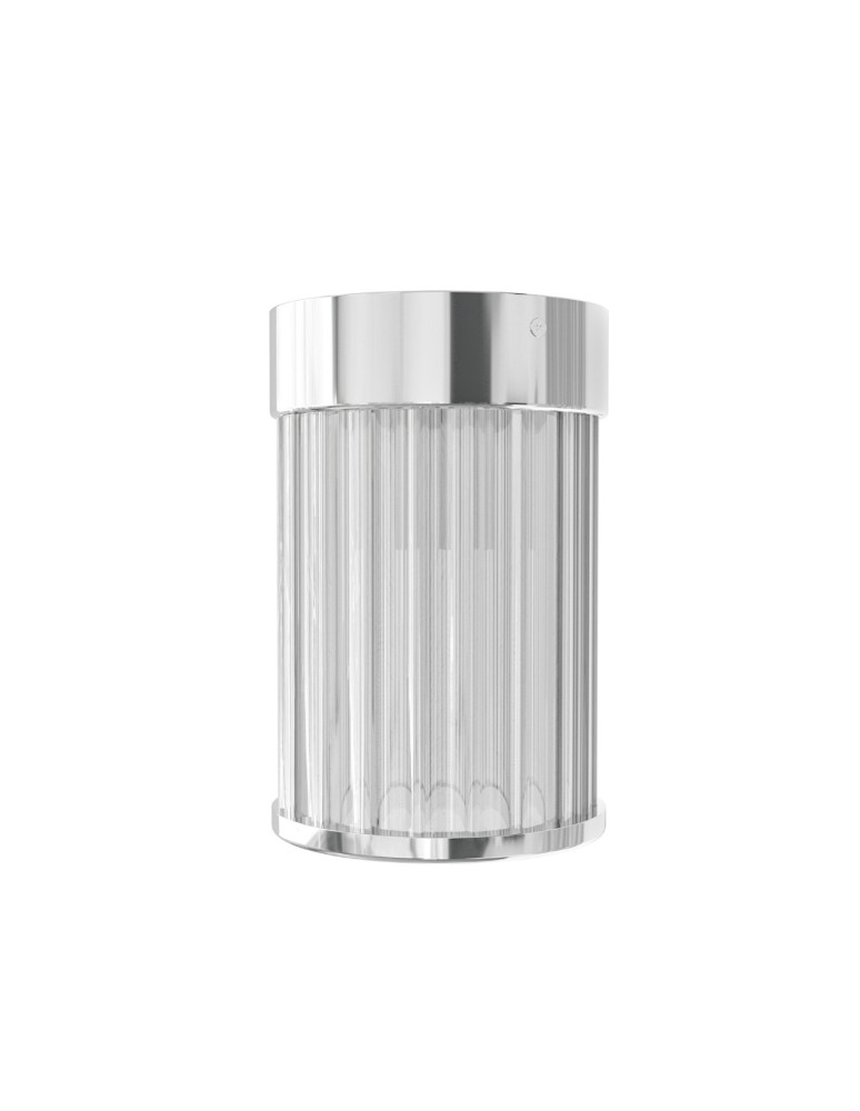 Glamour ceiling lamps - Open Design Highlights Fiatto PL Cromo 8 Ceiling luminaire 1xG9 Max 8W LED 230V Chrome|Transparent OR86072. - product kolory-swiatla.pl 1