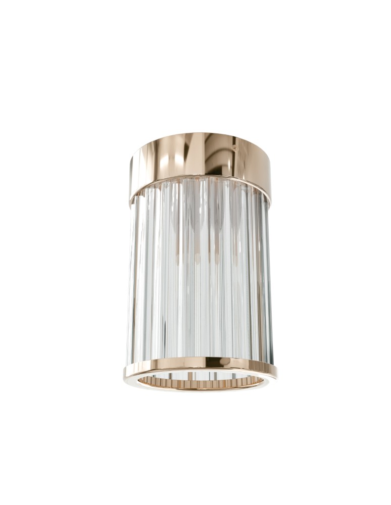 Glamour ceiling lamps - Open Design Highlights Fiatto PL Gold 8 Ceiling luminaire 1xG9 Max 8W LED 230V Transparent|Gold OR86089. - product kolory-swiatla.pl 3