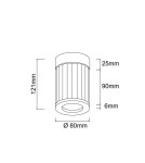 Open Design Highlights Fiatto PL Gold 8 Oprawa Nastropowa 1xG9 Max 8W LED 230V Transparentny|Złoto OR86089 Open Design Highlights Fiatto PL Gold 8 Oprawa Nastropowa 1xG9 Max 8W LED 230V Transparentny|Złoto OR86089