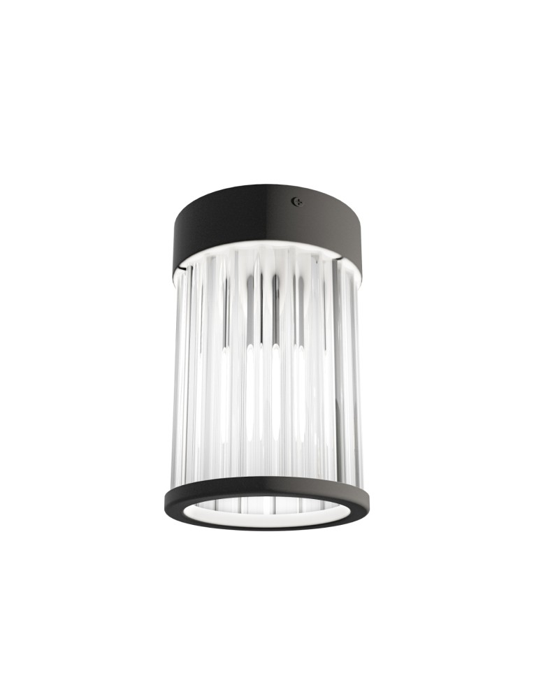 Glamour ceiling lamps - Open Design Highlights Fiatto PL Nero 8 Ceiling luminaire 1xG9 Max 8W LED 230V Black|Transparent OR86102. - product kolory-swiatla.pl 2