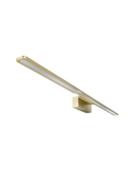 Open Design Highlights Luce Parette Old Gold 92 CCT IP44 Kinkiet 12W LED 3000K / 4500K / 6500K 230V 1656lm Biały|Złoto Satynow