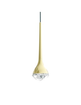 Open Design Highlights Crima Old Gold Pendant 6W LED 3000K 230V 529lm Transparent|Satin Gold OR86171