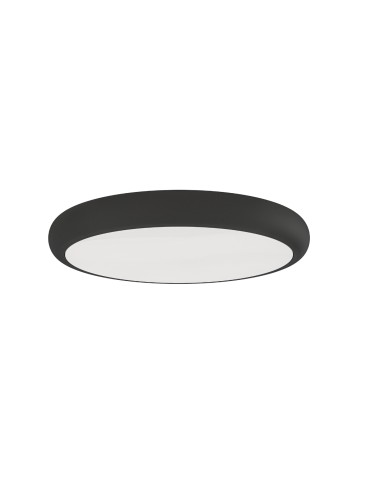 Open Design Highlights Piatto Nero 60 CCT Plafond/ Ceiling Light 55W LED 3000K / 4500K / 6500K 230V 5683lm White|Black...