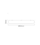 LED ceiling lamps - Open Design Highlights Piatto Nero 60 CCT Plafond/ Ceiling Light 55W LED 3000K / 4500K / 6500K 230V 5683lm White|Black OR86232. - product 2