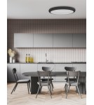 Open Design Highlights Piatto Nero 80 CCT Plafon/Lampa Sufitowa 73W LED 3000K / 4500K / 6500K 230V 6742lm Biały|Czarny OR86249