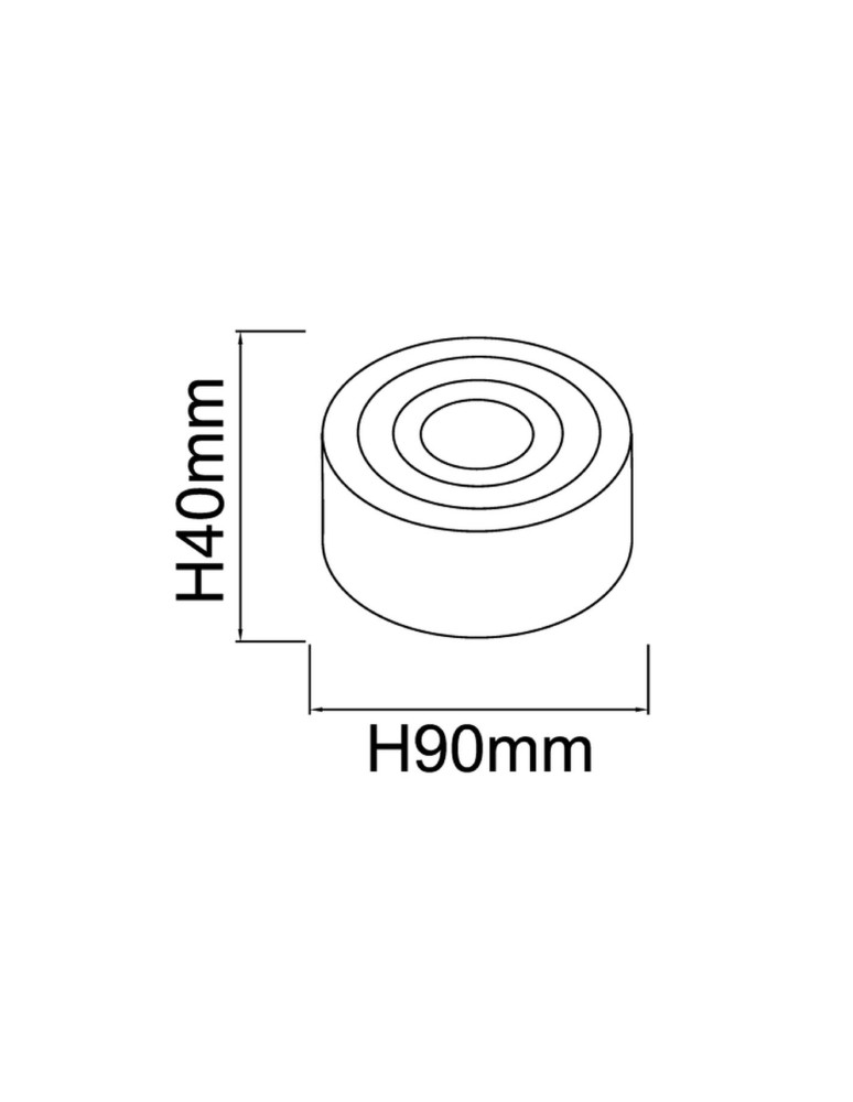 Open Design Highlights Rullo Toupe Mini IP44 Oprawa Nastropowa 6W LED 3000K 230V 538lm Toupe OR86294