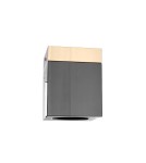 Small ceiling lamps - Open Design Highlights Cubo Nero Gold Ceiling luminaire 1xGU10 Max 8W LED 230V Black Gloss|Gold OR86300. - product 2