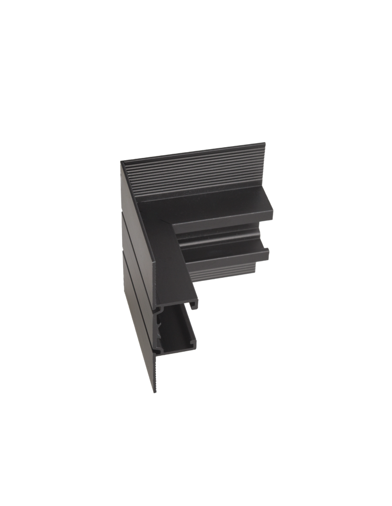Accessories for magnetic busbars - Maxlight Wall/Ceiling Angle for Rails NT0001, NT0002- Micro11 Black NT0004 - product kolory-swiatla.pl 1