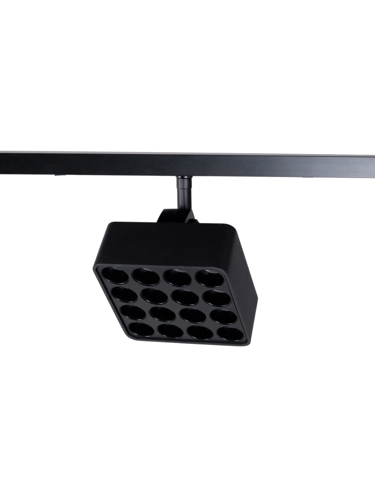 Magnetic rail lamps - Maxlight Raste 12W Black Square 3000K On-Off- Micro11 N0013N. - product kolory-swiatla.pl 1