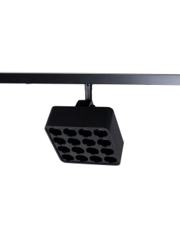 Maxlight Raste 12W Black Square 3000K On-Off- Micro11 N0013N.