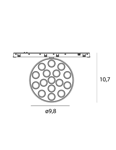 Maxlight Raster 12W Black Round 2700-5000K Zigbee- Micro11 N0012Z. - product 2