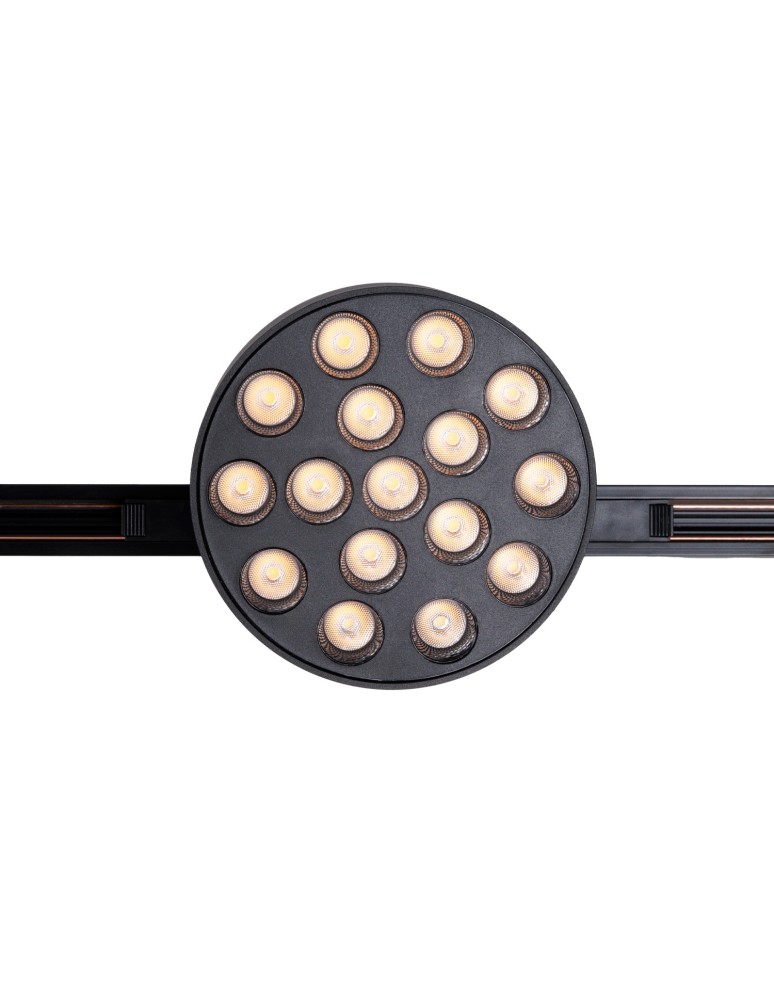 Magnetic rail lamps - Maxlight Raster 12W Black Round 3000K On-Off- Micro11 N0012N. - product kolory-swiatla.pl 2