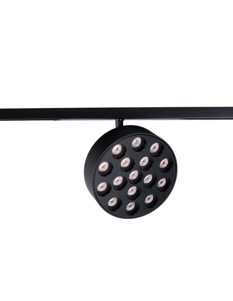 Magnetic rail lamps - Maxlight Raster 12W Black Round 3000K On-Off- Micro11 N0012N. - product kolory-swiatla.pl 1