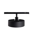 Magnetic rail lamps - Maxlight Raster 12W Black Round 3000K On-Off- Micro11 N0012N. - product 4