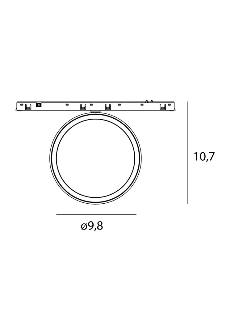 Magnetic rail lamps - Maxlight Plafond 12W Black Round 2700-5000K Zigbee- Micro11 N0011Z. - product kolory-swiatla.pl 5
