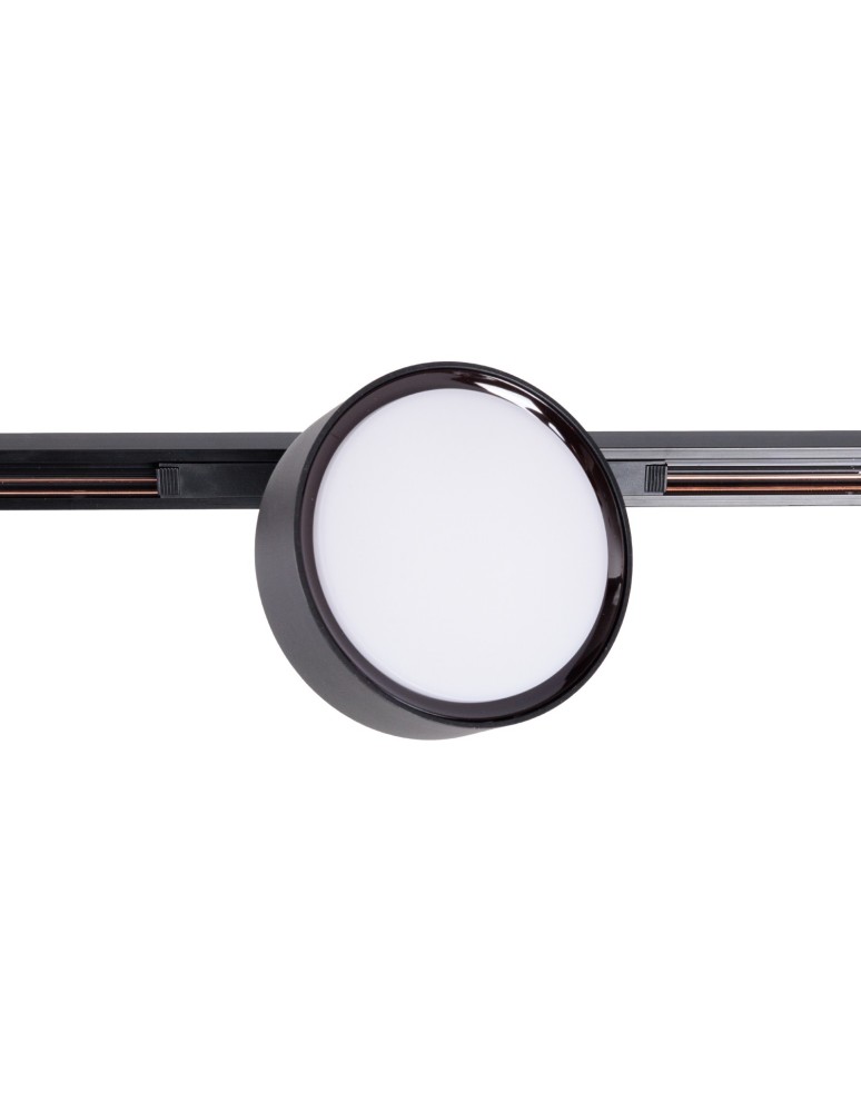 Maxlight Plafond 12W Black Round 3000K On-Off- Micro11 N0011N.