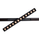 Magnetic rail lamps - Maxlight Raster 12W Black Rotary 3000K On-Off- Micro11 N0003N - product 4