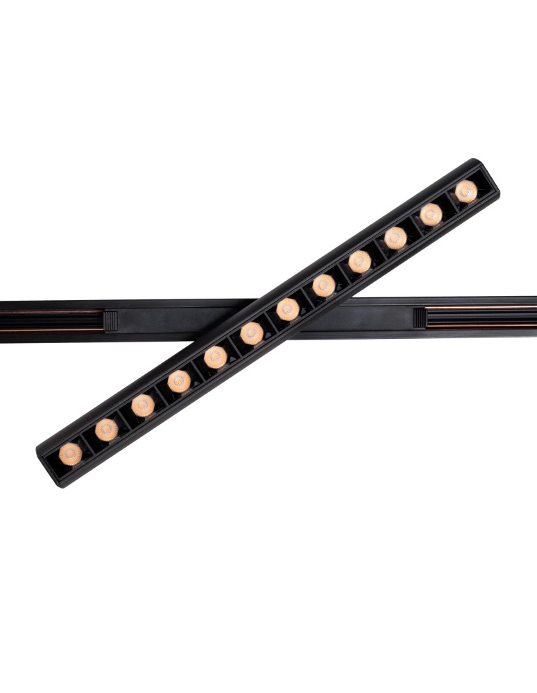 Maxlight Raster 12W Black Rotary 3000K On-Off- Micro11 N0003N